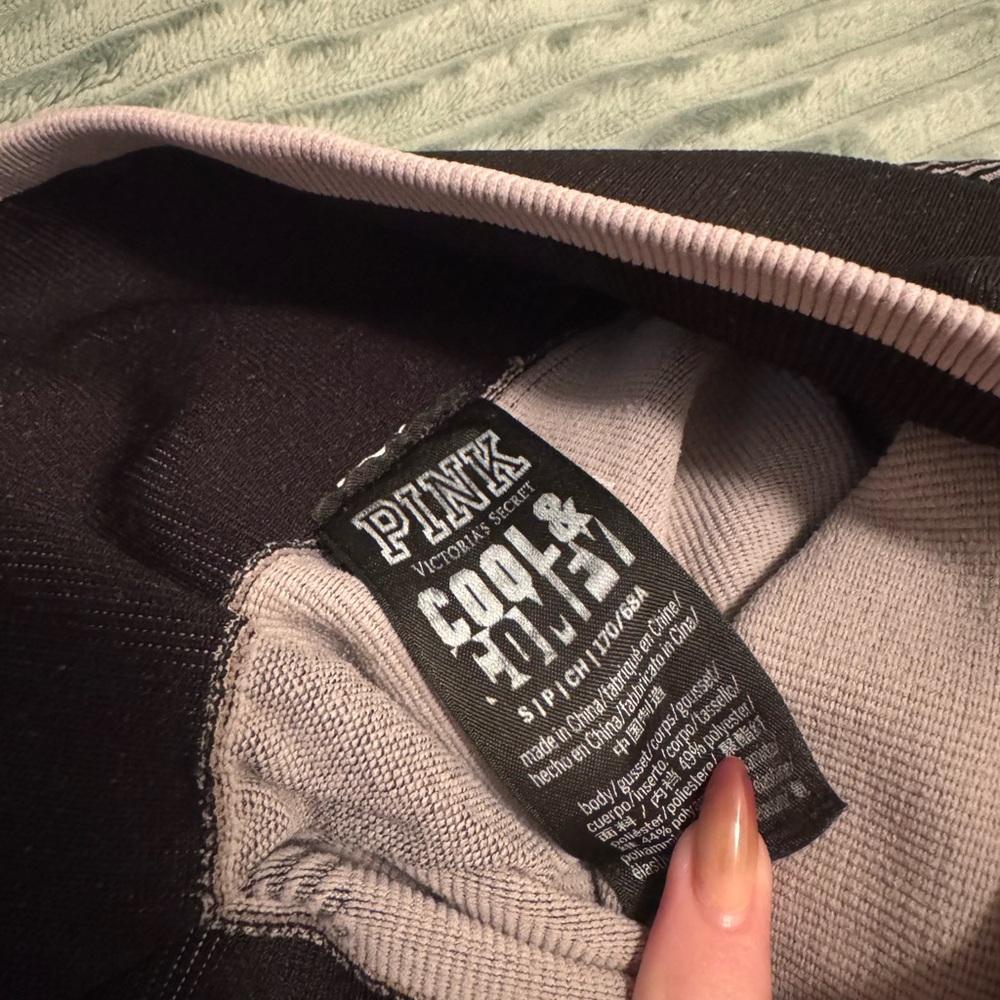 PINK Victoria's Secret Black Stretch Leggings